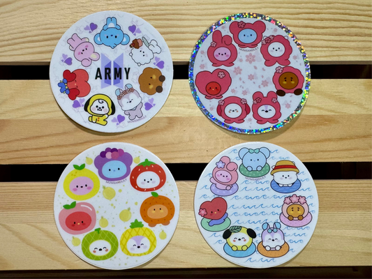 Stickers - Pack (KPop / Magical / Hawaii)