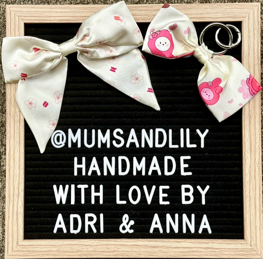 Combo - Bow (Single Bowtail) & Bow Bag Charm